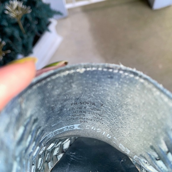 Freebird by Steven Slate Blue Leather Sofia Mules - Picture 4 of 4